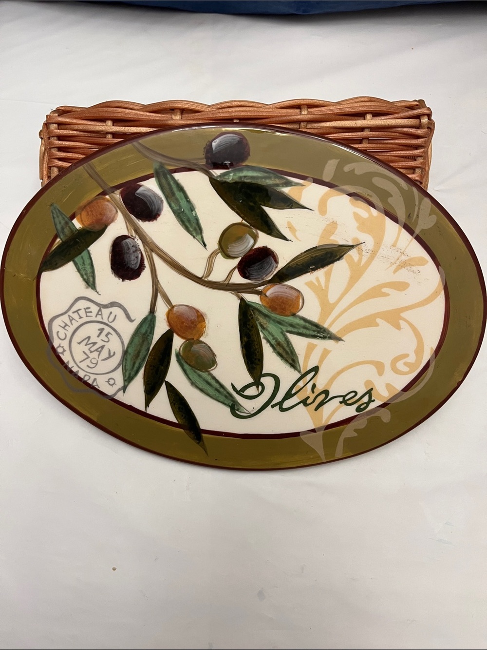 Olives Decorative Serving Platter